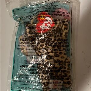 McDonald's Leopard Pattern Collectible Toy Freckles